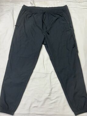 Men's Black Casual Drawstring Joggers - Brand Unspecified